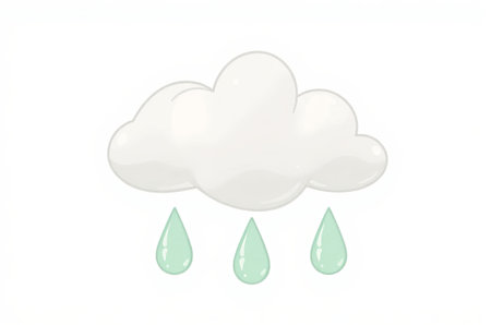 Cartoon style rain cloud materialの素材