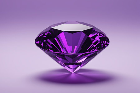 Close-up of purple diamondsの素材