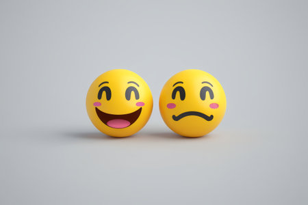 Two emoji spheresの素材