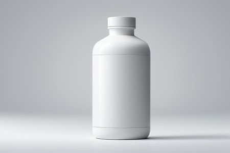 White bottle product displayの素材