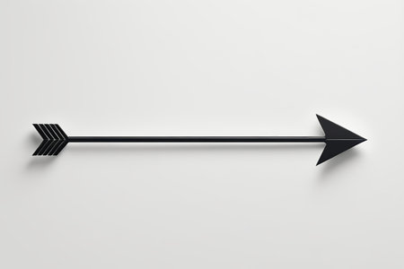Black arrow iconの素材