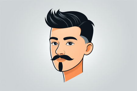 Cartoon style male character portraitsの素材