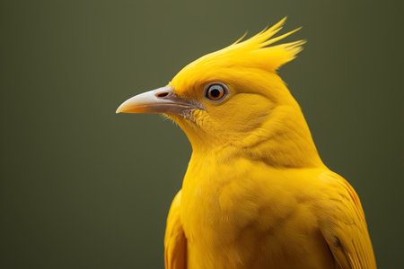 Close-up of yellow birdsの素材