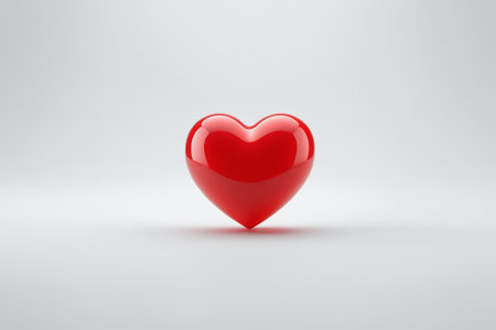 Red heart pattern materialの素材