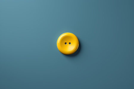 Yellow buttons on blue backgroundの素材