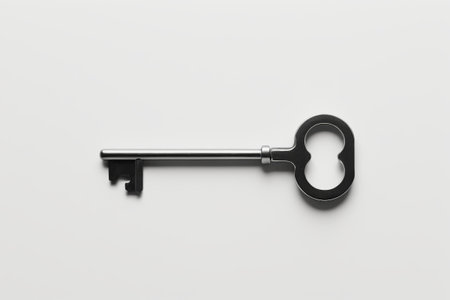 Vintage Metal Key Close-up Materialの素材