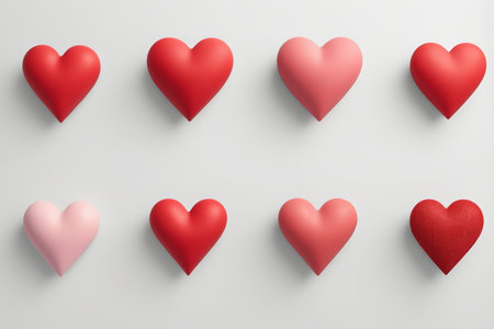 Arranged heart patternの素材