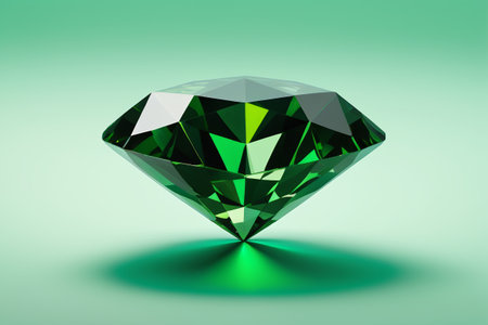 Close-up of green diamondsの素材
