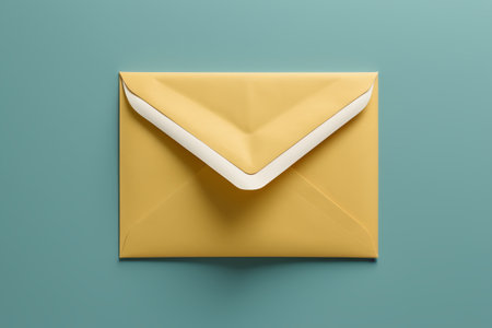 Yellow Envelope Close-up Materialの素材