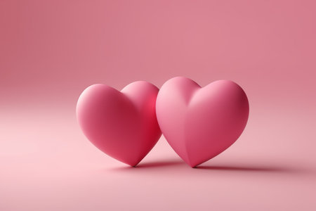 Pink heart pattern materialの素材