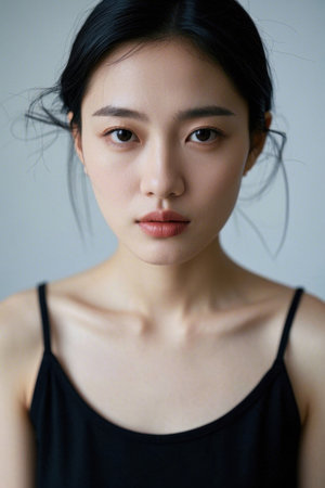 Asian Women Portrait Photoの素材