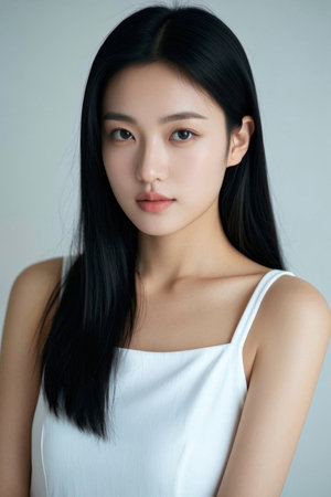 Photos of innocent beautiesの素材