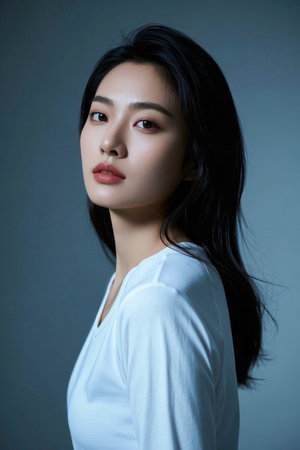 Photo of a woman with a clean sideの素材