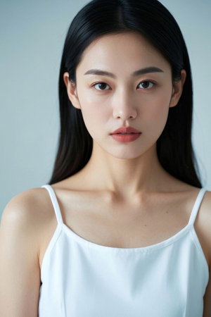 Photos of innocent beautiesの素材