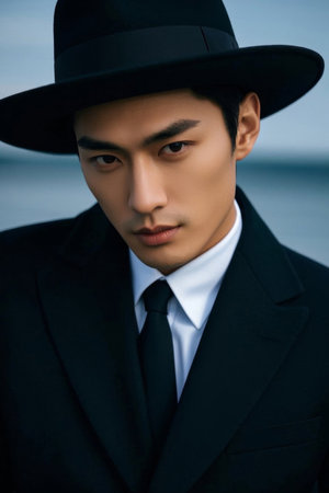 Gentleman Elegant Man Portrait Photoの素材