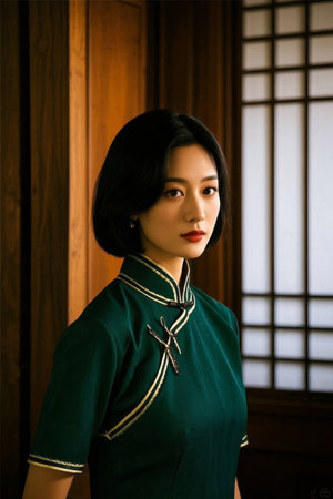 Cheongsam Oriental Womenの素材