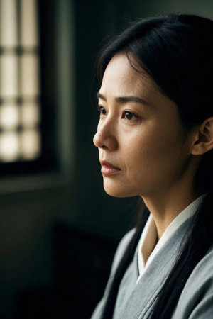 Gazing at the oriental women in the distance, the oriental beauty preserved by timeの素材