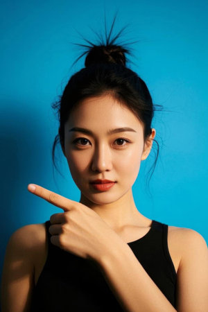 Confidently guiding Eastern women, intellectual femininity in the spotlightの素材