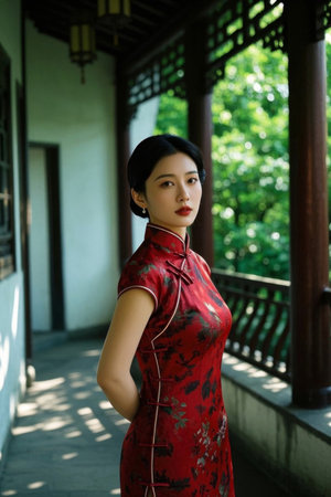 Elegant time for oriental beautiesの素材