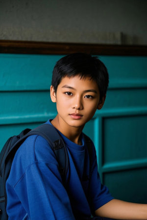 Youth Students Boysの素材