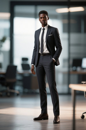 Business Men's Indoor Career Photoの素材