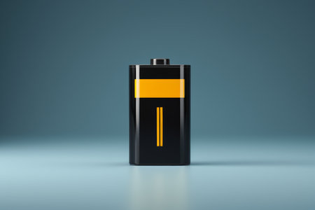 Black Battery Product Displayの素材