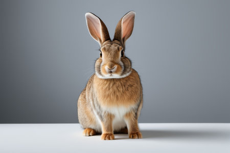 Cute bunny close-upの素材