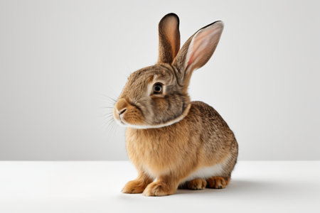 Cute bunny close-upの素材