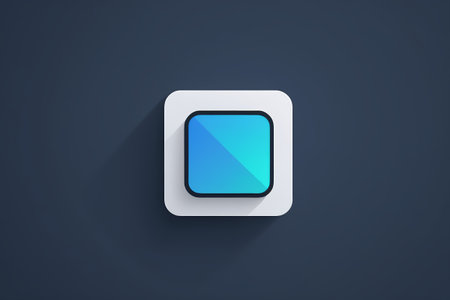 Blue gradient icon design materialの素材