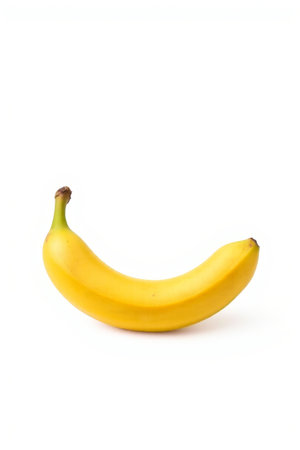 Close-up of a single yellow bananaの素材