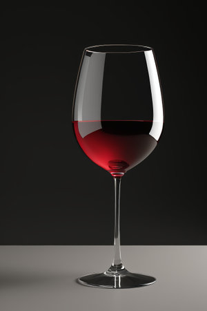 Red liquid in a gobletの素材