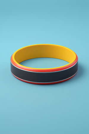 Color ring object 3D rendering materialの素材