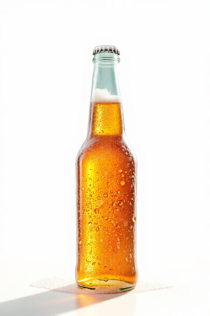 Close-up of glass bottle beerの素材