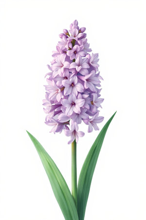 Close-up of purple hyacinth flowersの素材