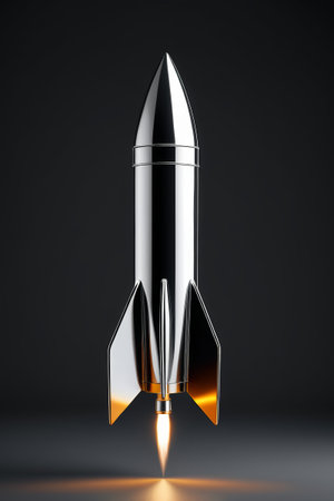 Metal texture rocket launch materialsの素材