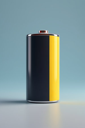 Cylindrical Battery Product Displayの素材
