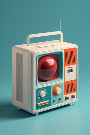 Retro TV 3D Modelの素材