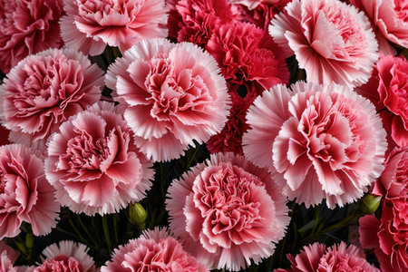 Pink Carnation Flower Close-upの素材