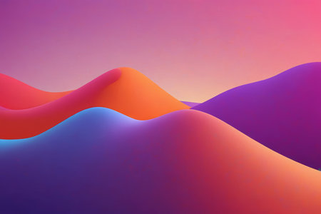 Gradient Color Abstract Background Patternの素材