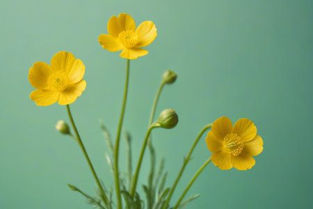 Close-up of yellow flowersの素材