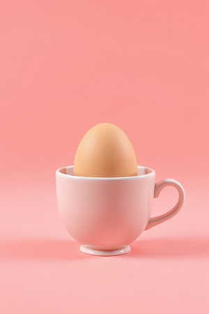 Still Life with Eggs in Pink Cupの素材