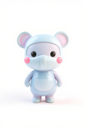 Cute cartoon mouse-shaped trendy toy imageの素材