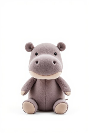 Gray Hippo Plush Toyの素材