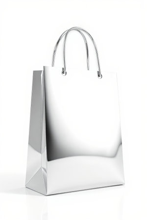 Silver Paper Shopping Bagの素材