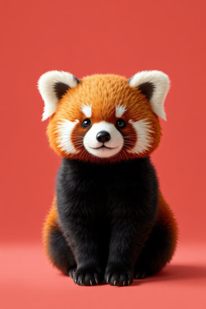 Close-up of the Red Pandaの素材