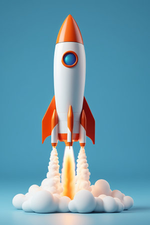 Rocket launch scene materialsの素材