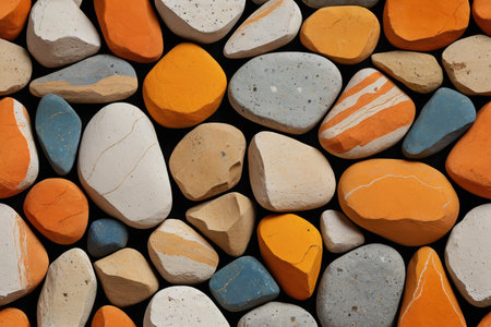 Close-up of colorful stone textureの素材