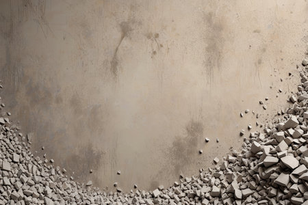 Gray gravel with rough backgroundの素材