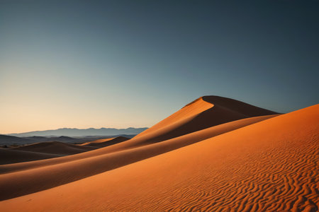 Desert dunes natural sceneryの素材