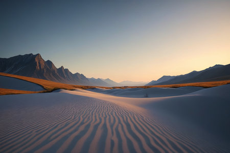 Desert Mountains Dusk Natural Landscapeの素材